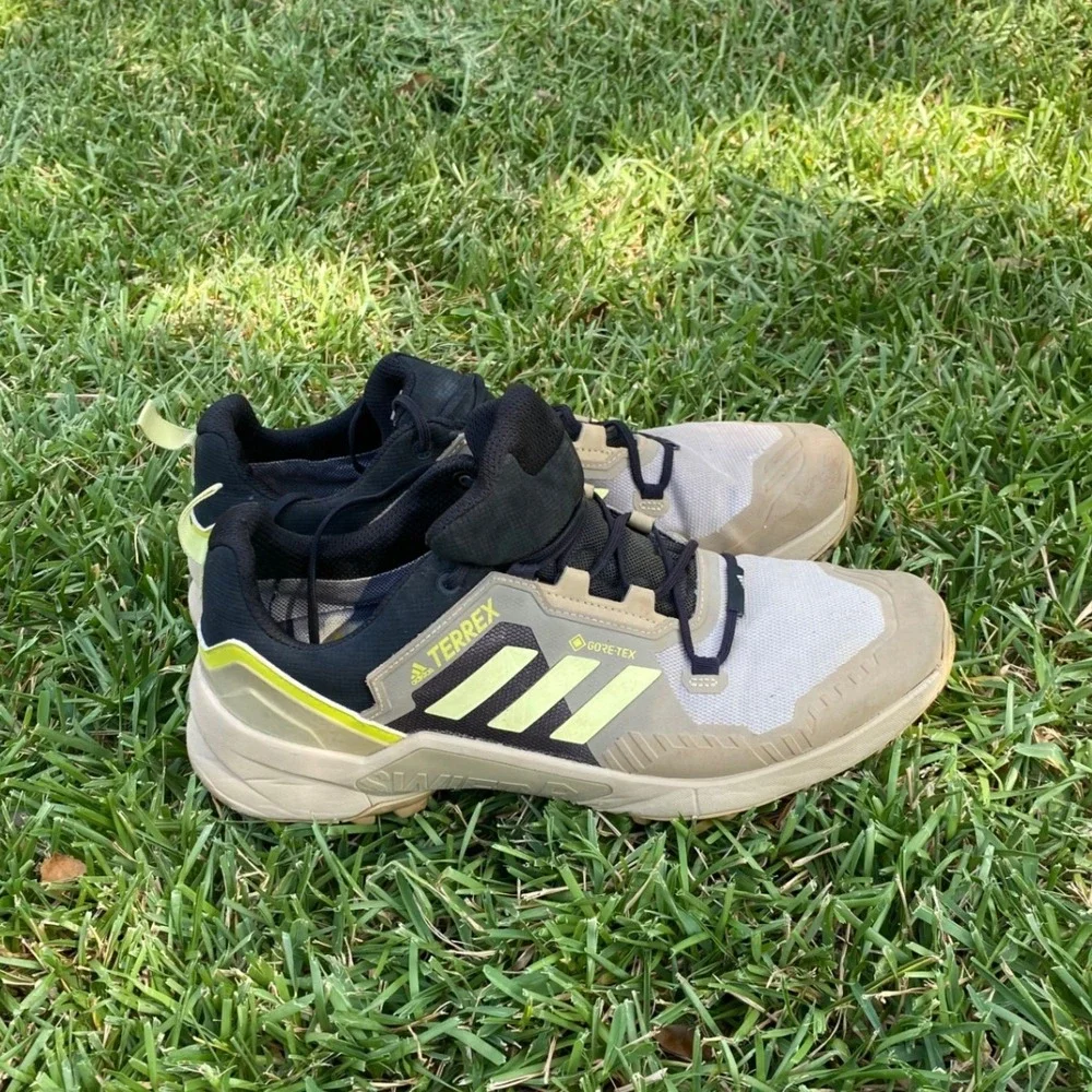 Adidas Terrex Swift R3 GORE-TEX Mens Trail Hiking Shoes Tan Black FZ3275 Size 12 - Picture 4 of 11